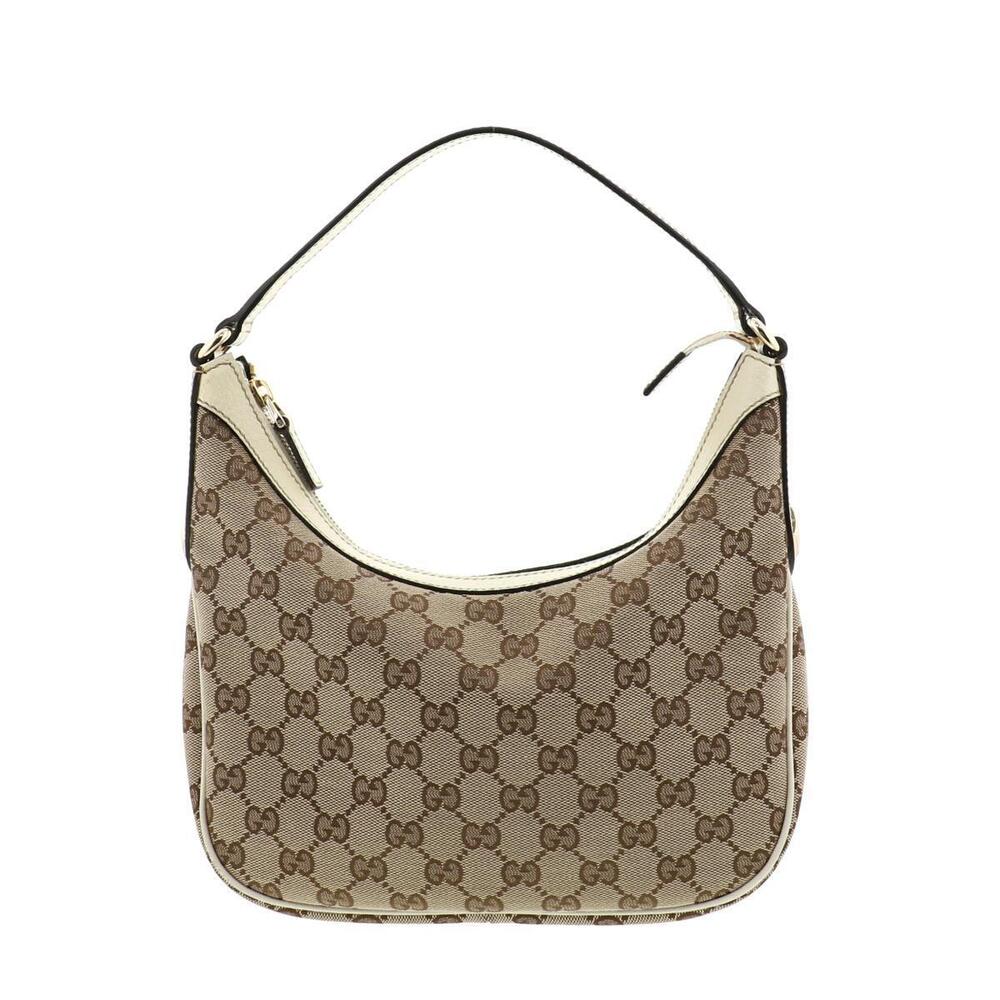 Gucci GG Canvas Charmy Hobo bag beige Brown